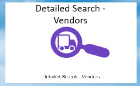 Detailed Search for Vendors Icon